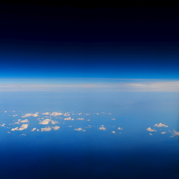 High altitude photo of Earth