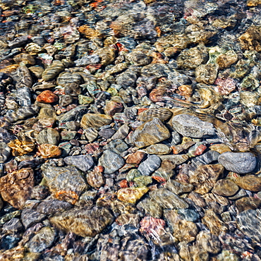 Rocks in water of Lake Crescent