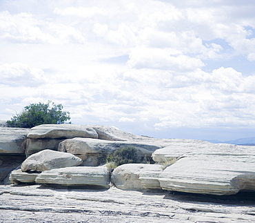 White Rock outside Arches National Park Moab Utah USA