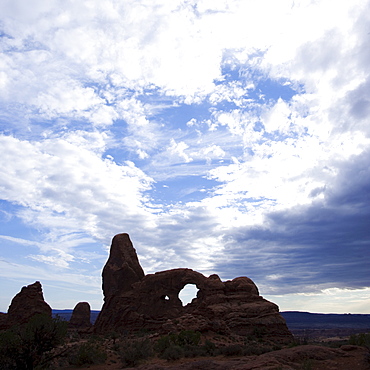 Turret Arch Arches National Park Moab Utah USA