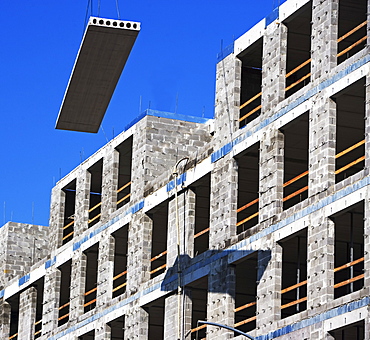 Low angle view of construction site