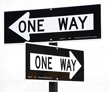 one way signs