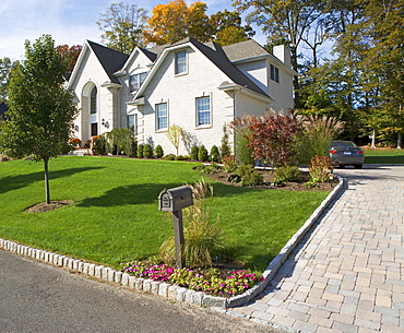 Suburban house in New City, New York