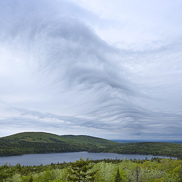 Clouds over Acadia National Park Maine