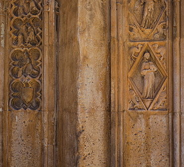 View of Santa Iglesia Cathedral, Detail, Valencia, Spain