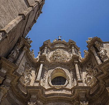 View of Santa Iglesia Cathedral, Valencia, Spain