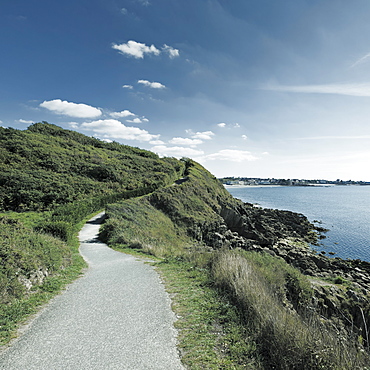 France, Brittany, Finistere Department, Concarneau, Coastal path