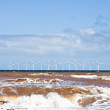 Wind turbines at sea