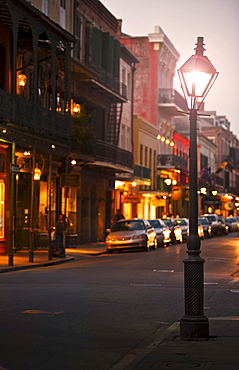 Bourbon Street New Orleans at night