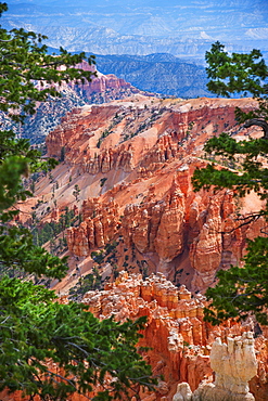 Landscape with cliffs, Bryce Canyon, Utah