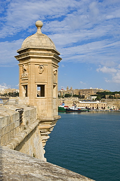 Senglea Point parapet, Valleta, Malta