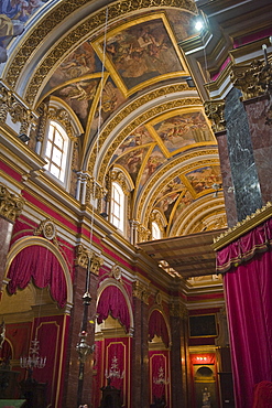 Interior of Mdina Cathedral, Malta