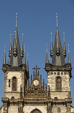 Ornate church spires