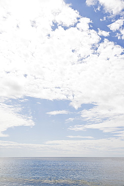 USA, Massachusetts, Clouds over Atlantic Ocean