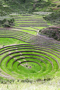 Incan ruins, Peru, Cuzco, Moray