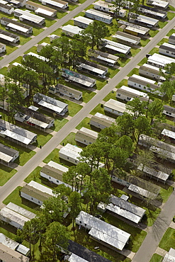 USA, California, Los Angeles, Lake Charles, housing development, elevated view