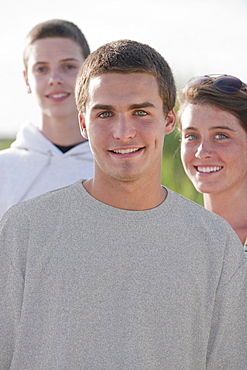 Three teenagers