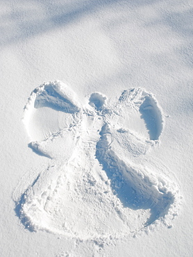 Snow angel shape