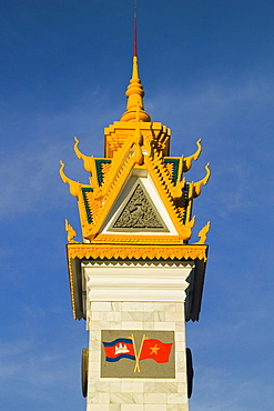 Tower at the Royal Palace Phnom Penh Cambodia Khmer