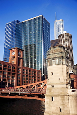 USA, Illinois, Chicago, City view, USA, Illinois, Chicago
