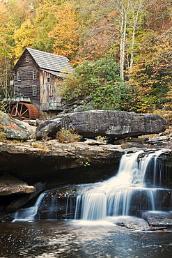 Old Mill in Babcock State Park in West Virginia