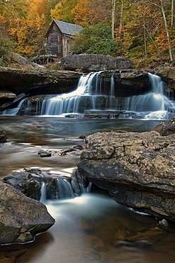 Old Mill in Babcock State Park in West Virginia