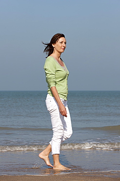 Woman on beach