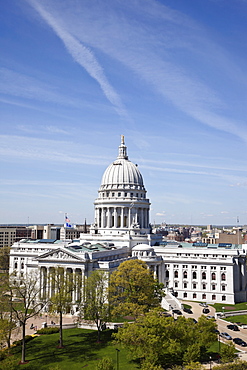 USA, Wisconsin, Madison, State Capitol Building