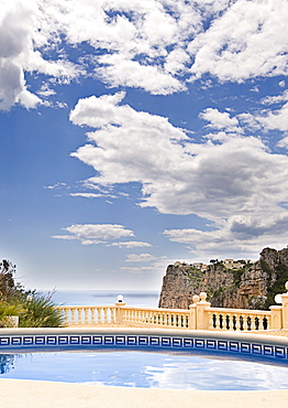 Spain, Costa Blanca, Hotel swimming pool