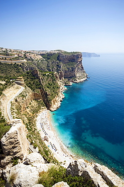 Spain, Costa Blanca, Landscape with cliffs 