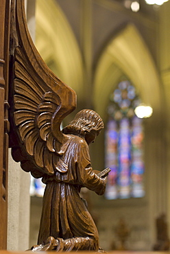 Angel statue in cathedral