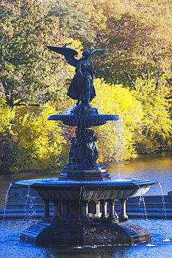 Bethesda Fountain in Central Park, USA, New York State, New York City