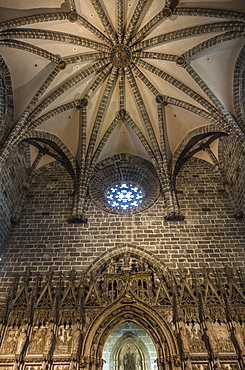 Interior of Santa Iglesia Cathedral, Valencia, Spain