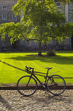 Bicycle in front of Trinity College