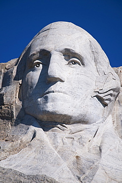 Head of Washington on Mount Rushmore