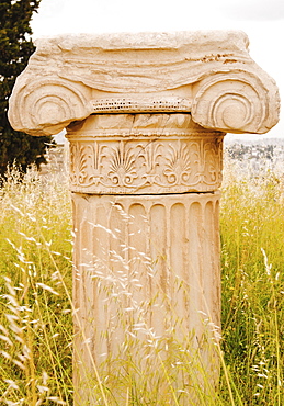 Greece, Athens, Acropolis, Ionic column