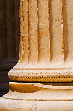 Greece, Athens, Acropolis, Doric column of Propylaea