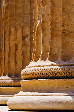 Greece, Athens, Acropolis, Doric columns of Propylaea