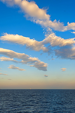 Greece, Clouds over Aegean Sea