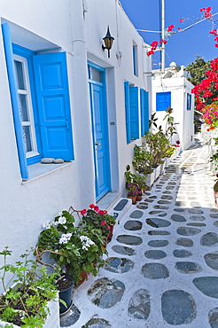 Greece, Cyclades Islands, Mykonos, Traditional building exteriors