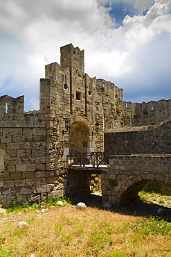 Greece, Rhodes, Entrance to Medieval old town