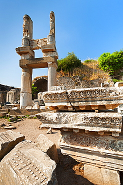 Turkey, Ephesus, Temple of Domitian