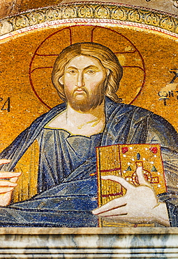 Turkey, Istanbul, Kariye Museum, Jesus Christ, fresco