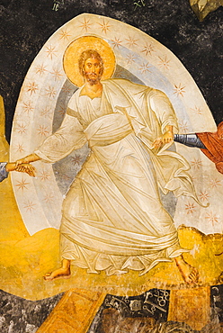 Turkey, Istanbul, Kariye Museum, Jesus Christ, fresco