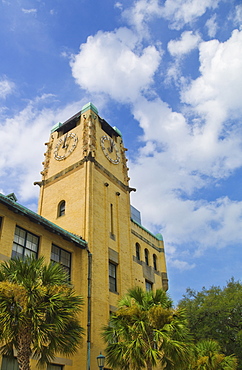 USA, Georgia, Chatham County, Savannah, City Hall tower