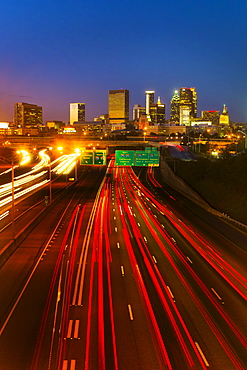 USA, Georgia, Atlanta, Traffic at downtown