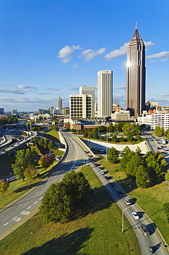 USA, Georgia, Atlanta, View of downtown