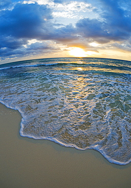 Seascape at sunset