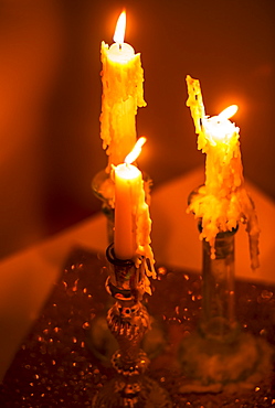 Melting candles