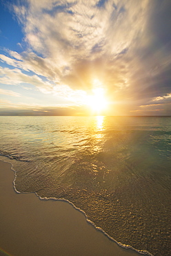 Sun setting over sea, Jamaica